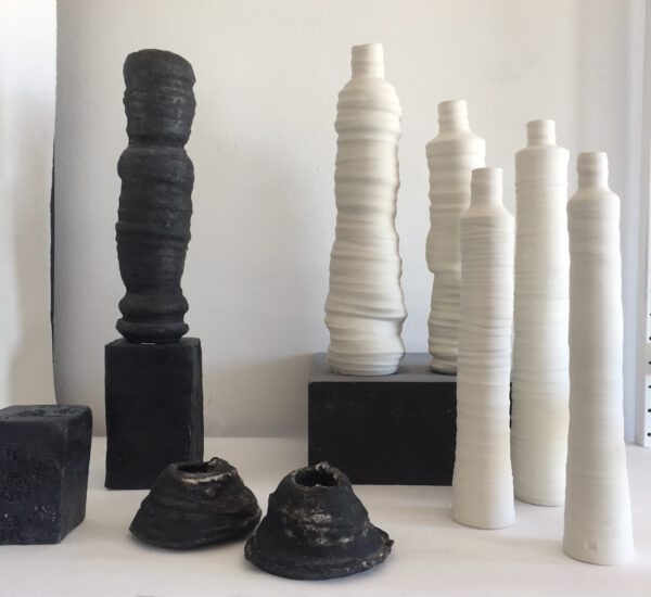 Kalebasse Flaschen, Vasen, Vulkane,