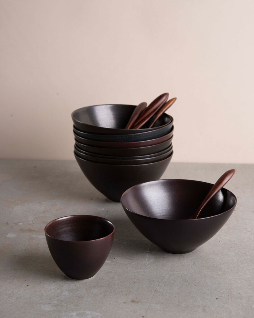 Iron Glazed Bowls